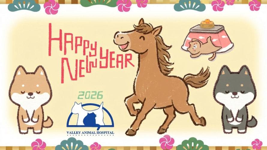 2026年新年挨拶_バァレー動物病院_田川市